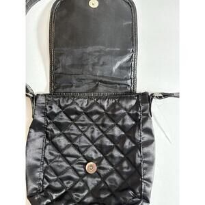 Little Earth Prod Purdue Boilermakers Quilted Black Shoulder Bag One Size
